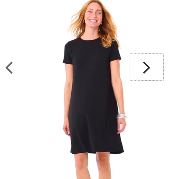 J. Jill Black T-shirt dress. Small petite. - Picture 2 of 10